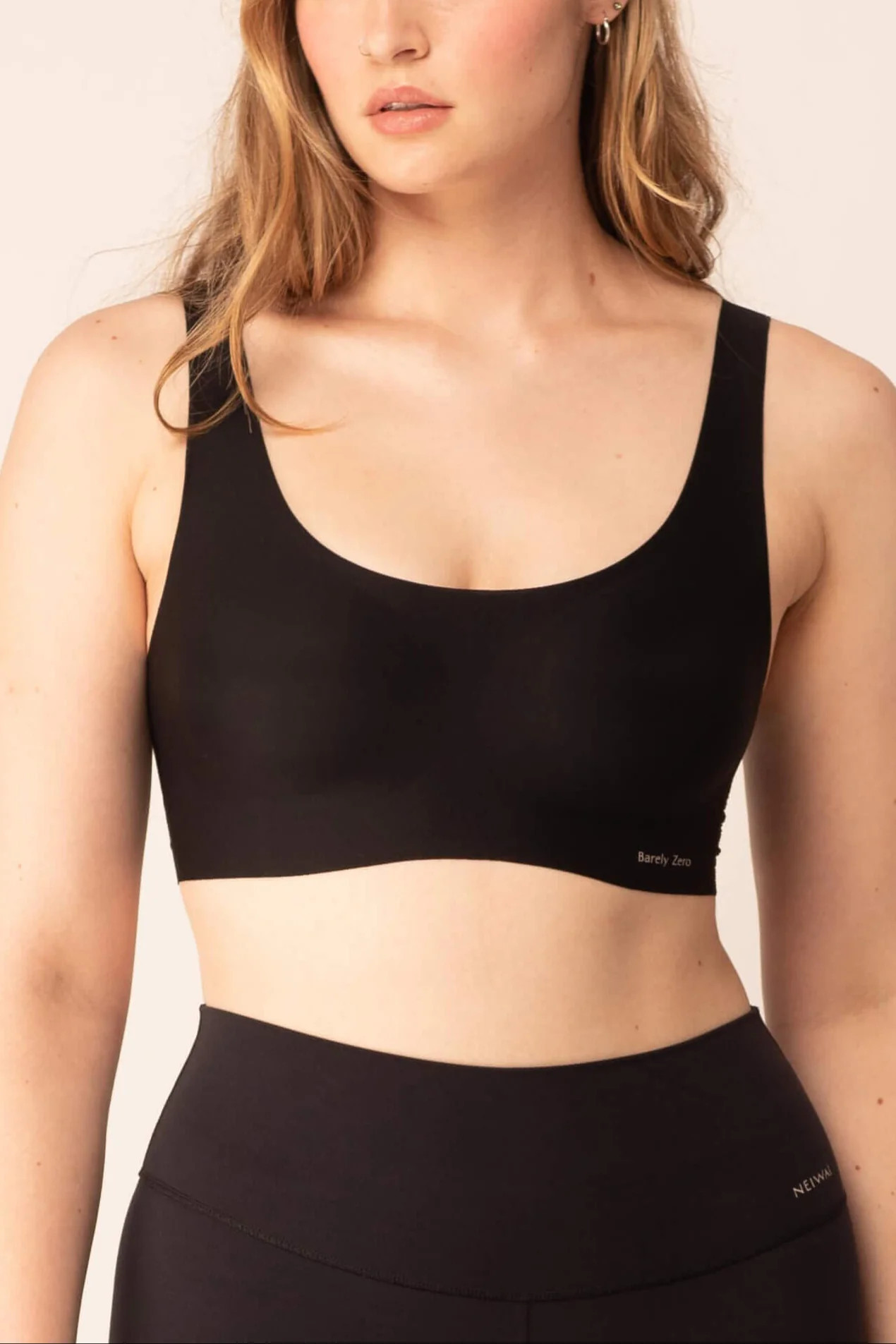Barely Zero Classic Bra One Size / Black Truffle | NEIWAI