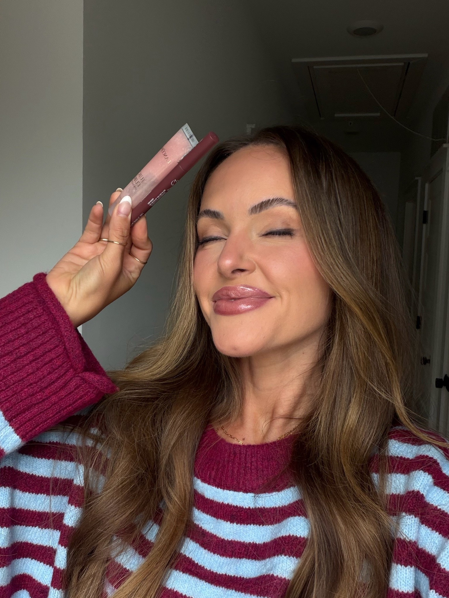 Color natural blush in the cover girl lip stain and marshmallow electro in the Lancôme lipgloss!

#LTKgrwm #LTKBeauty