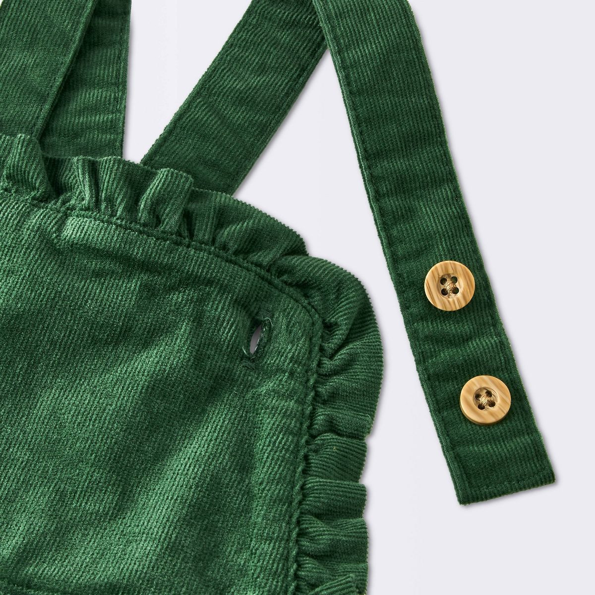 Baby Girls' 2pc Polka Dot Bodysuit and Overalls Set - Cloud Island™ Green/White | Target