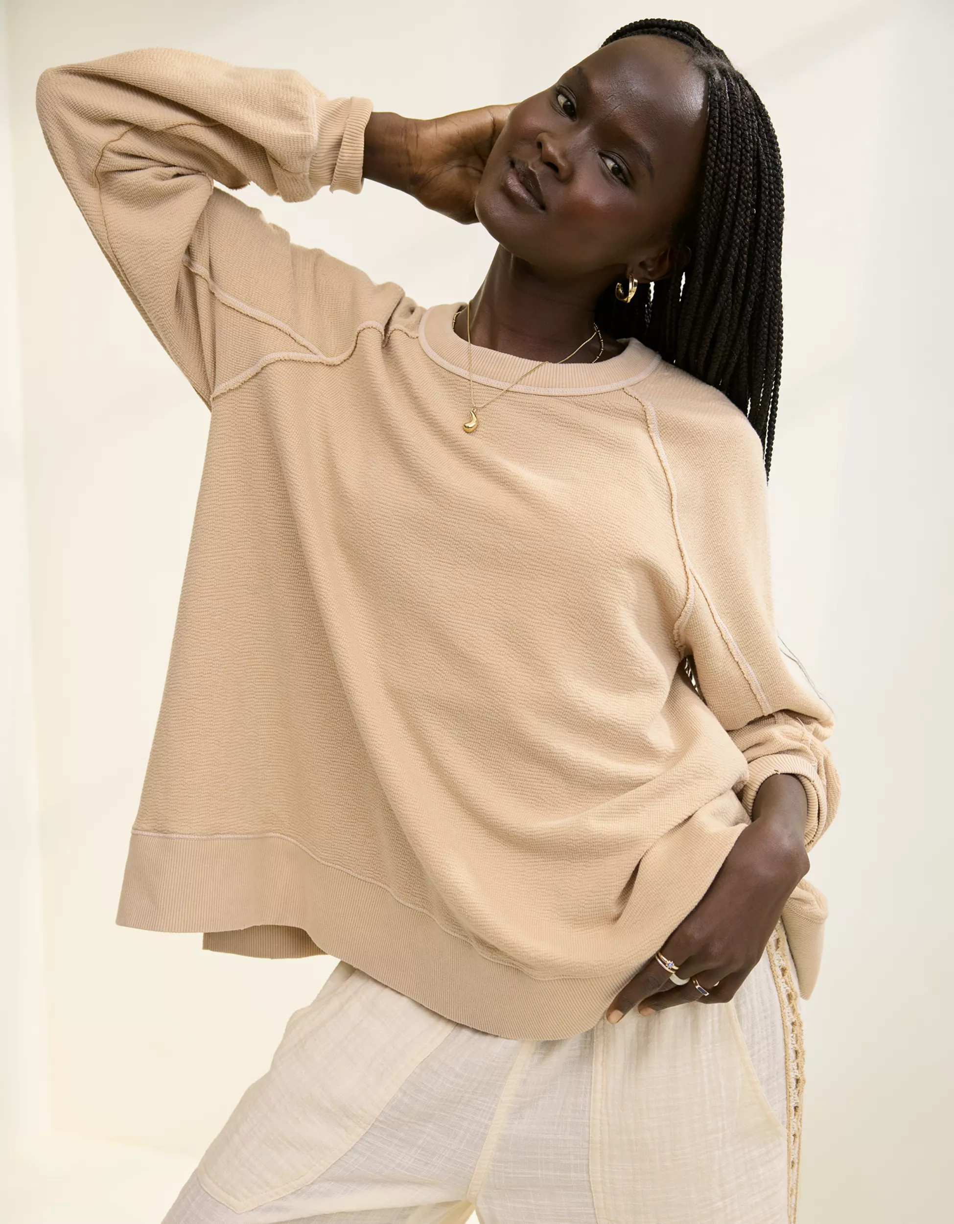 Aerie East West Crew Sweatshirt | Aerie