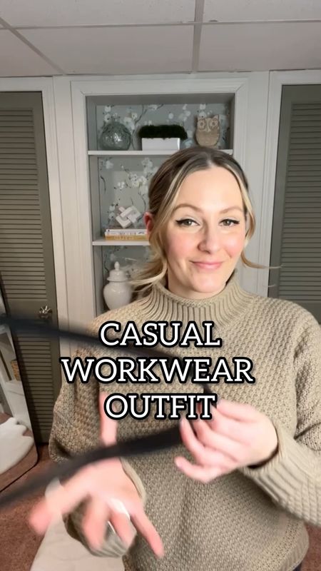 This casual workwear outfit is perfect for a business casual setting or for a casual Friday ✨

#LTKover40 #LTKfindsunder50 #LTKworkwear