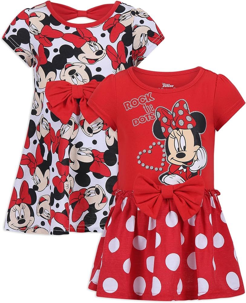 Disney Girls' 2 Pack Minnie Mouse Dresses | Amazon (US)