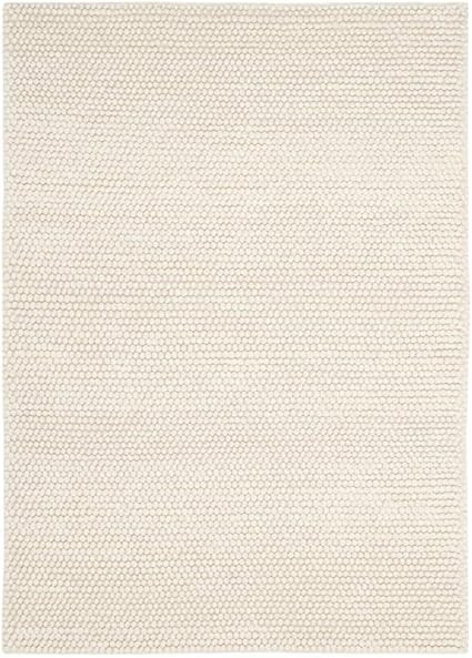 SAFAVIEH Natura Collection Area Rug - 8' x 10', Ivory, Handmade Wool, Ideal for High Traffic Area... | Amazon (US)