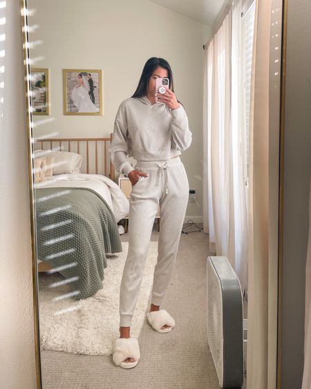 One of my favorite cozy matching lounge sets that I’ve been wearing on repeat this season! Don’t forget to pair it with fuzzy slippers! 

#LTKSeasonal #LTKunder100 #LTKHoliday