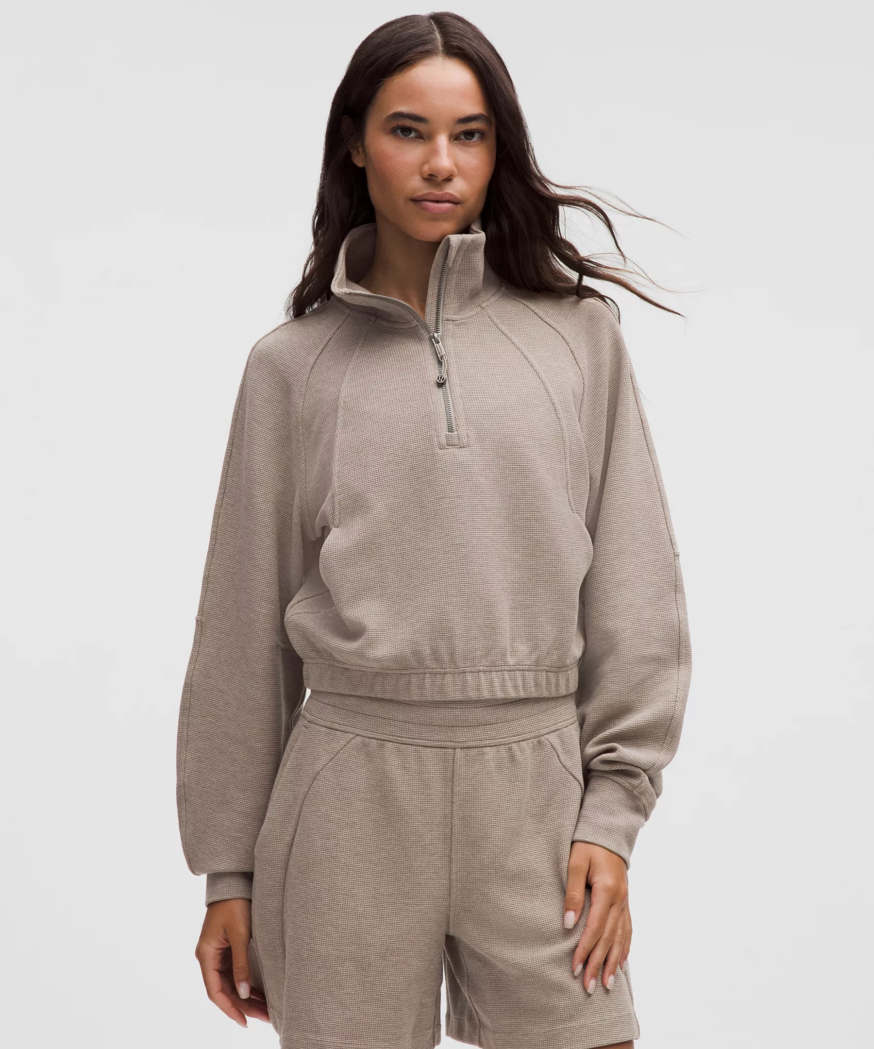 Scuba Cropped Funnel-Neck Half Zip | Lululemon (US)