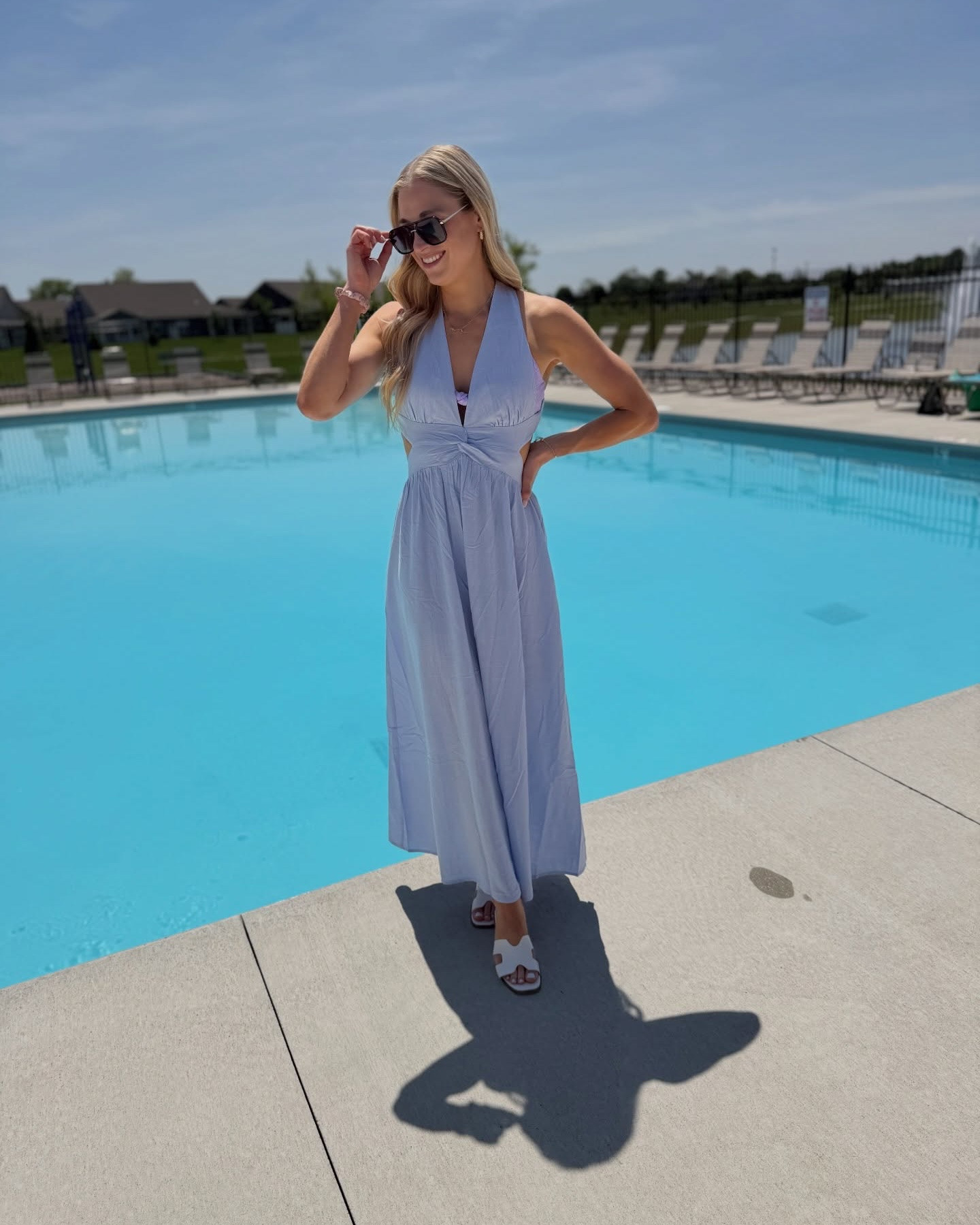 If summer were a dress, it would be this one 💙 Lightweight linen, the dreamiest periwinkle color, and perfect from poolside lounging to sunset dinners. Wearing an XS, true to size. 
💜💜💜💜💜💜💜💜💜💜💜 bikini cover-up. Pool cover-up. Swimsuit cover-up. Beach cover-up. Beach vacation outfits. Vacation outfits beach. Cute bikini. Pool coverup. Bikini coverup. Beach coverup.

#LTKgrwm #LTKootd