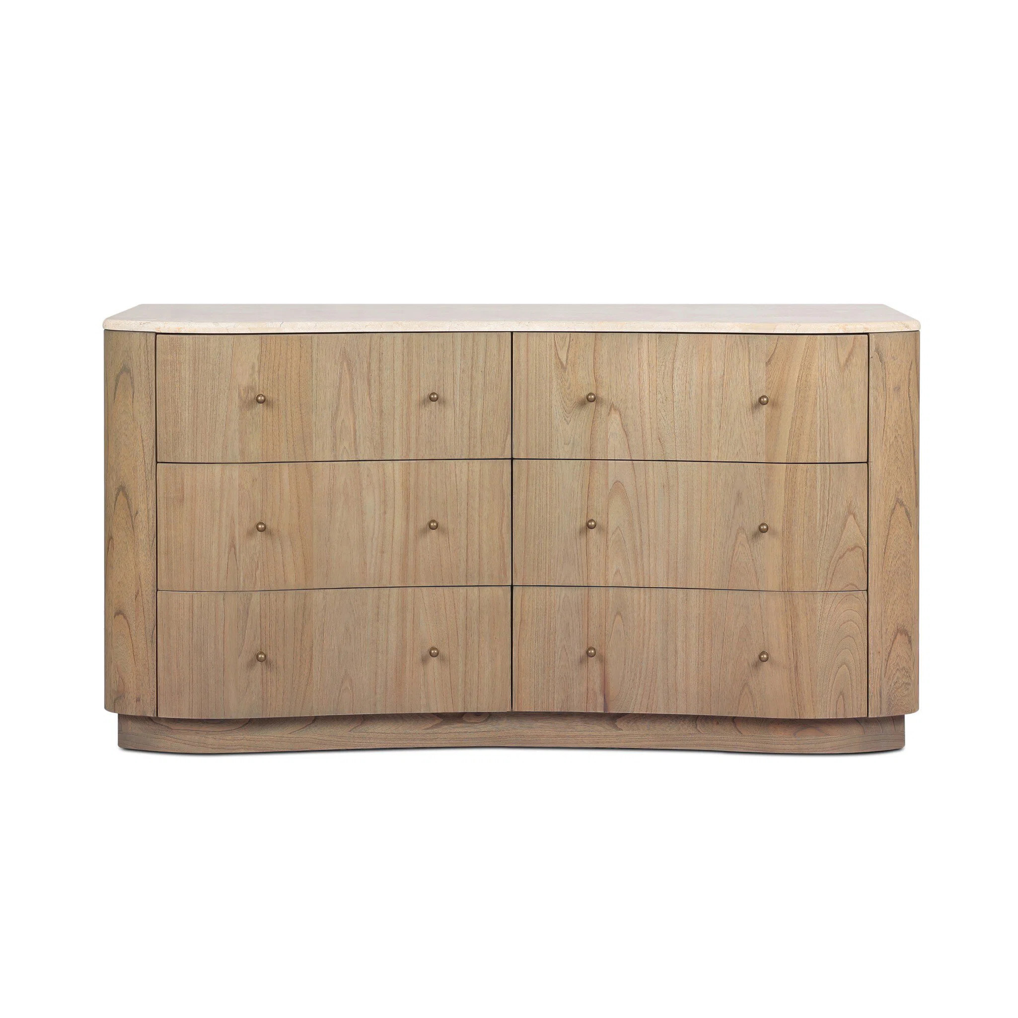 Boa 6 Drawer Dresser-Sandy Mindi Veneer | Perigold