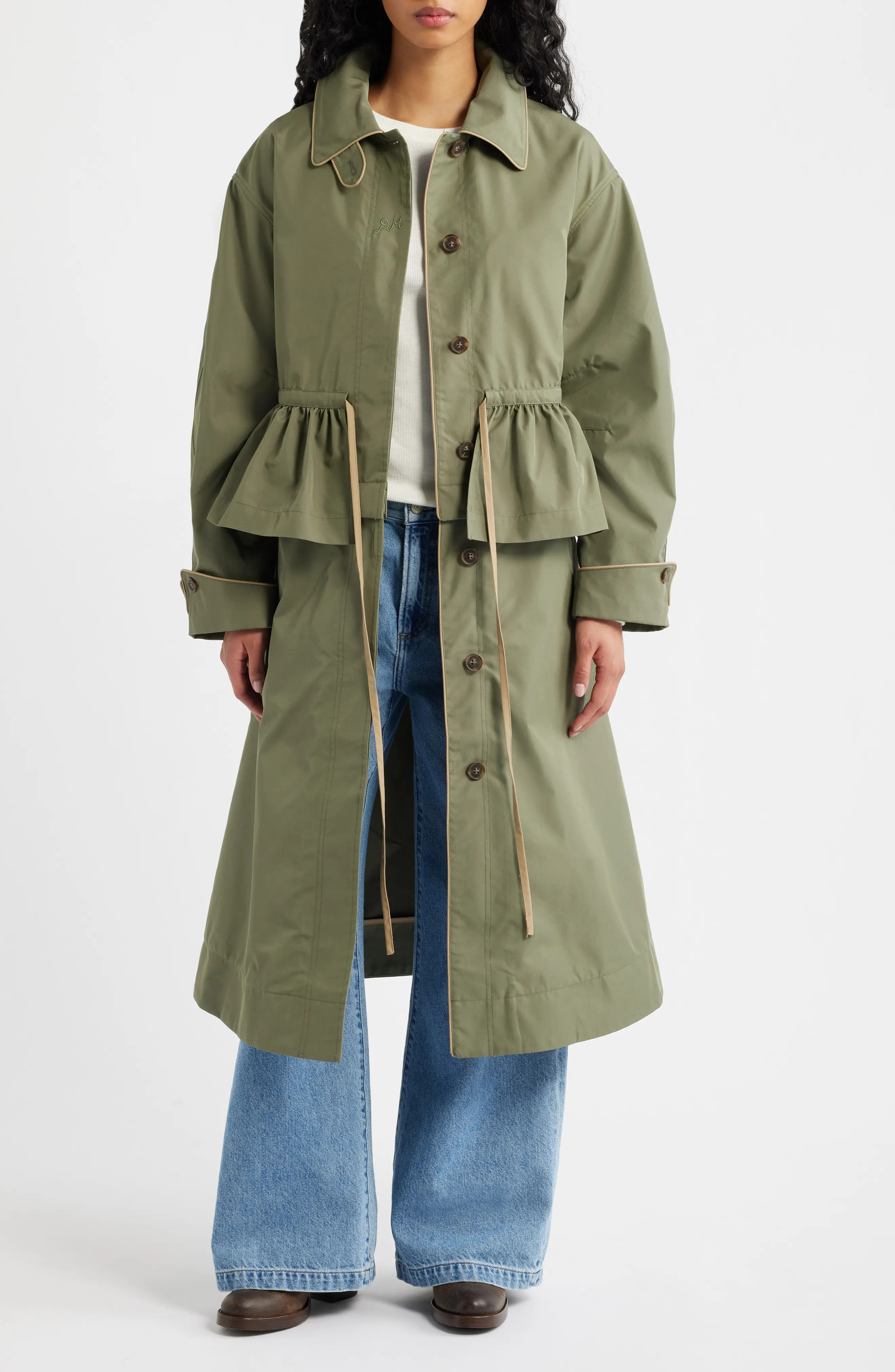 Myrtle Water Repellent Convertible Trench Coat (Women) | Nordstrom | Nordstrom