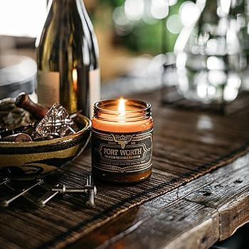 Jackson Vaughn Scented Texas Candle | Aromatherapy Long Lasting Candles Luxury Home Fragrance Dec... | Amazon (US)