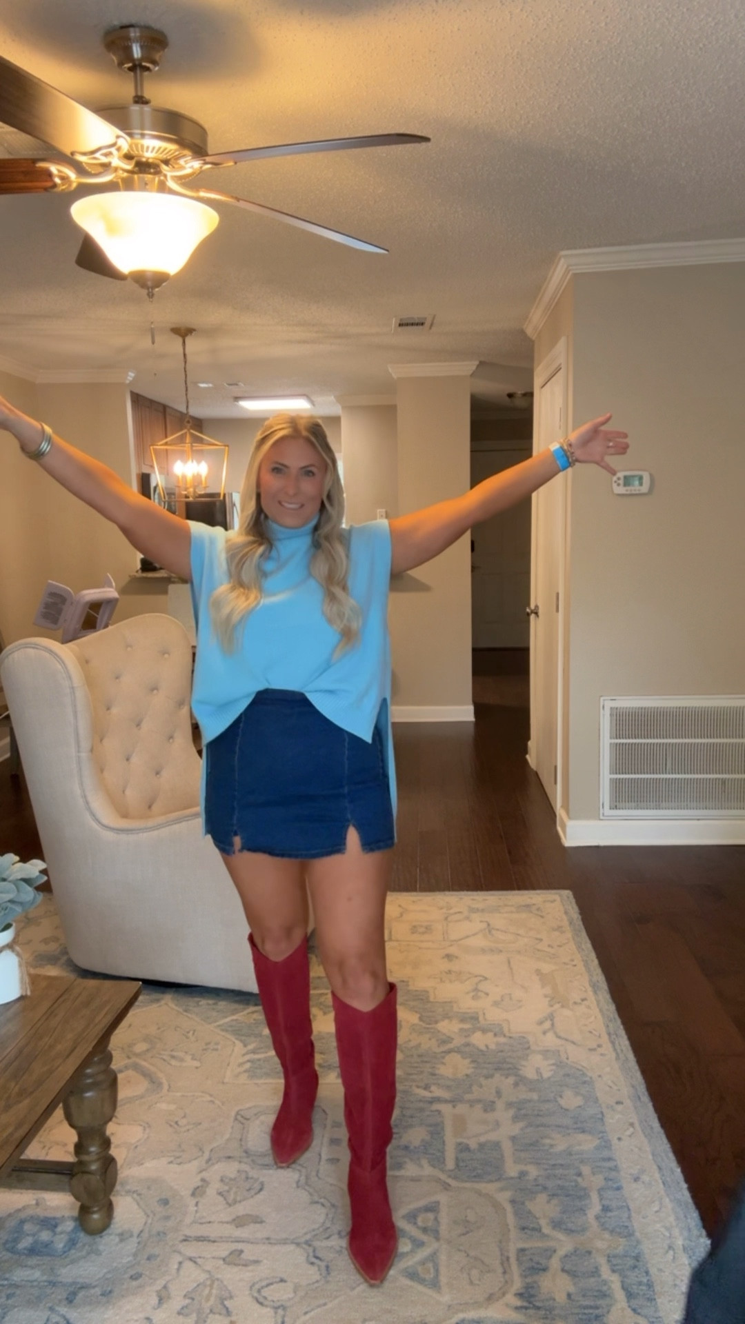 How adorable is Cait in her Free People boots! Snag the red ones at Hinton and Hinton or fall colors on the FP website! 

#LTKSeasonal #LTKStyleTip #LTKShoeCrush