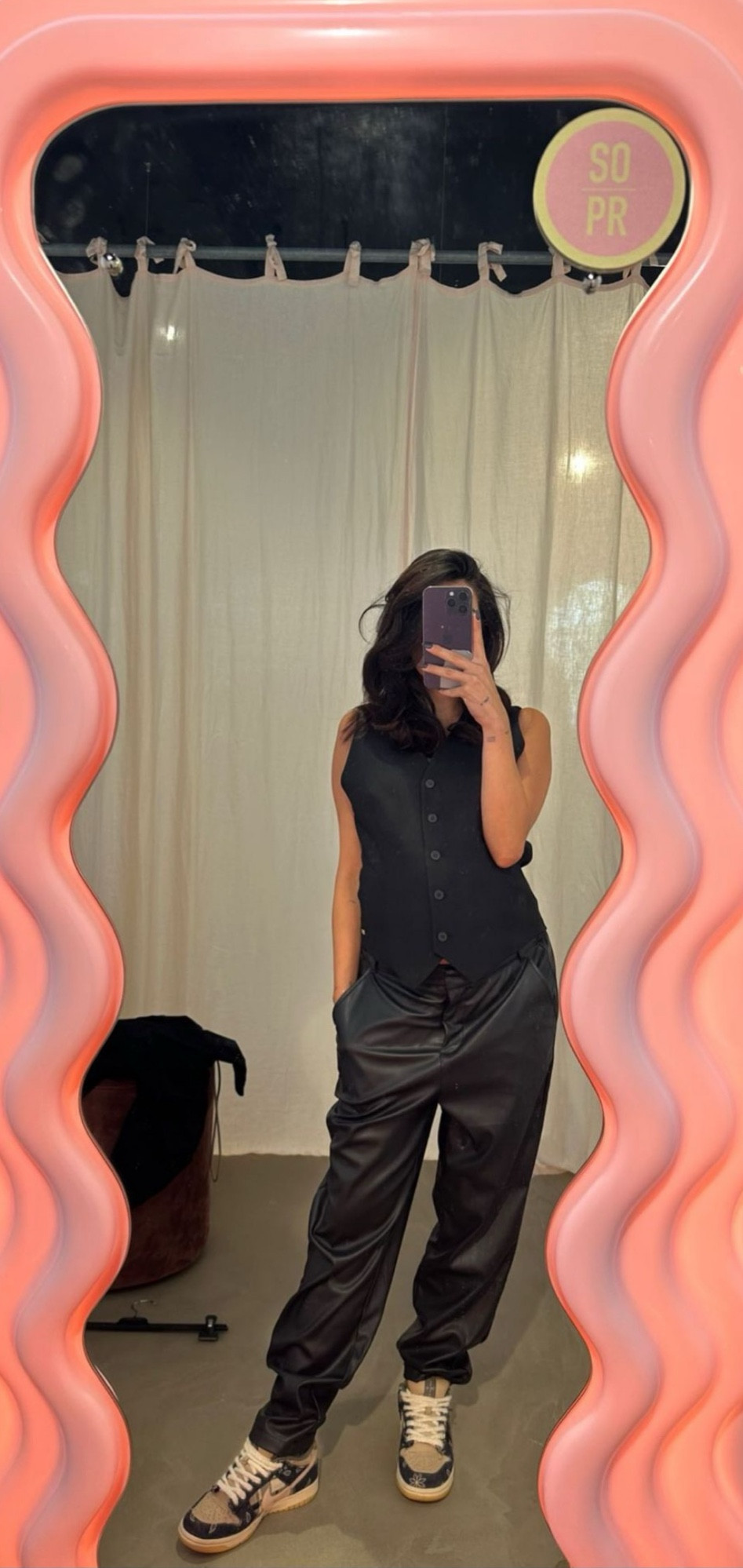 Black waist coat and leather trousers look 🖤

Shoes - Nike x Travis Scott SB Dunk low sneakers 

#LTKstyletip #LTKeurope #LTKSeasonal