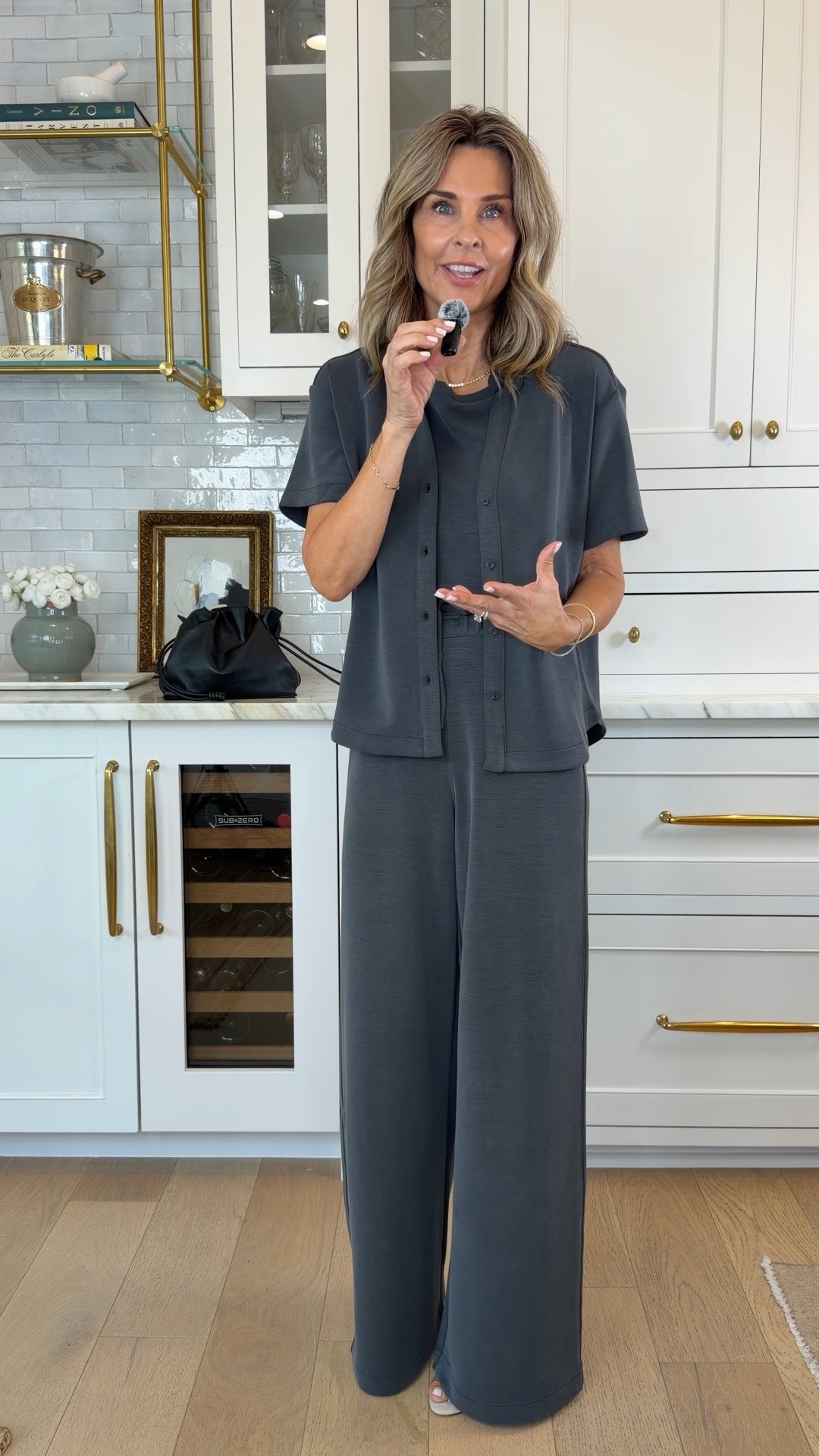 I’m 5’6’’ use discount code FASHIONEDLIFEXSPANX for 15% off + free shipping (new orders only). 

Spanx’s new styles and colors are so good! You’re going to love! 
-new color in the AirEssential wide leg pants & boatneck top, 3 lengths available, wearing reg length 32”.

@Spanx