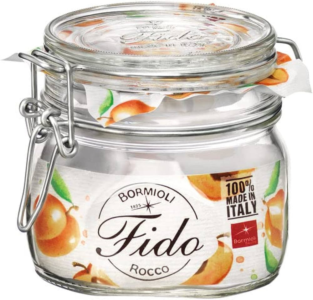 BORMIOLI ROCCO .5L Glass Canning Jar, 1 EA | Amazon (US)