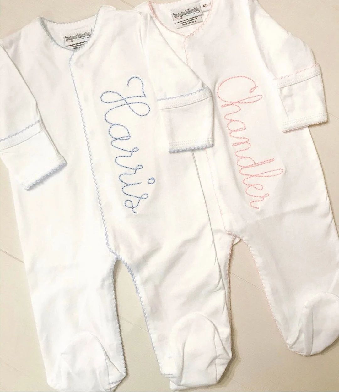 Baby Boy Girl Monogram Outfit, Baby girl boy Coming home outfit, Baby girl gift, Baby boy gift, B... | Etsy (US)