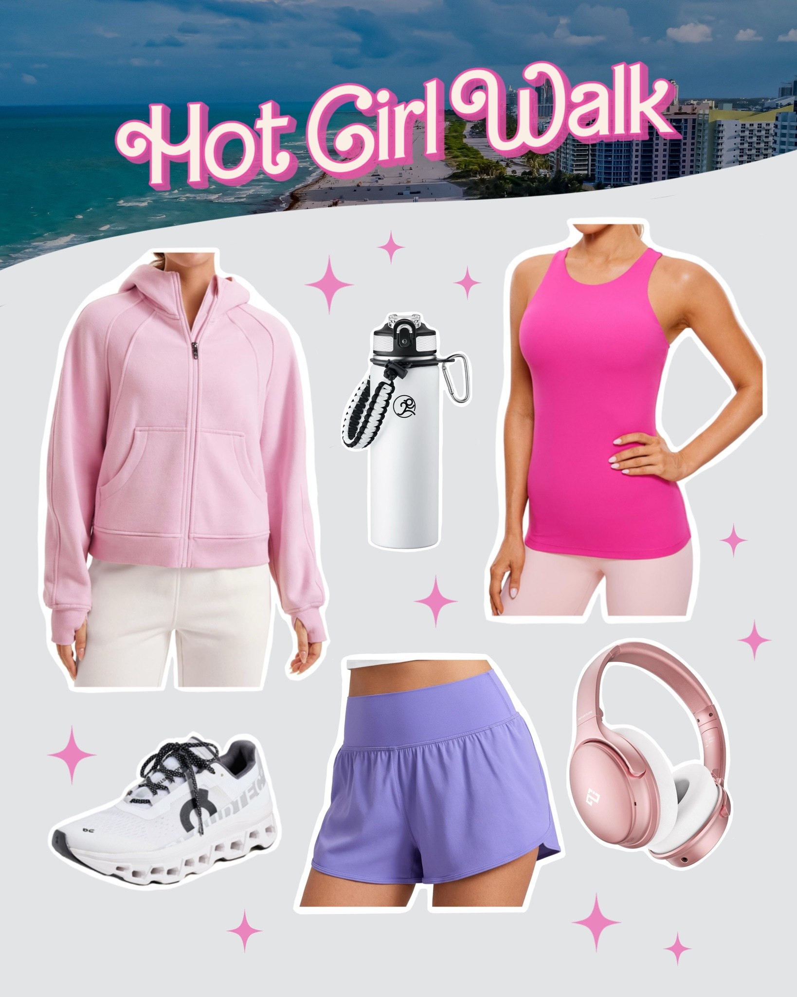 Hot girl walk 💖 crz yoga tank, shorts & jacket, on cloudmonster sneakers 💖 See the youtube video 👉🏼 hot girl walk affirmations by manifest magic

#LTKActive #LTKMidsize #LTKFindsUnder50