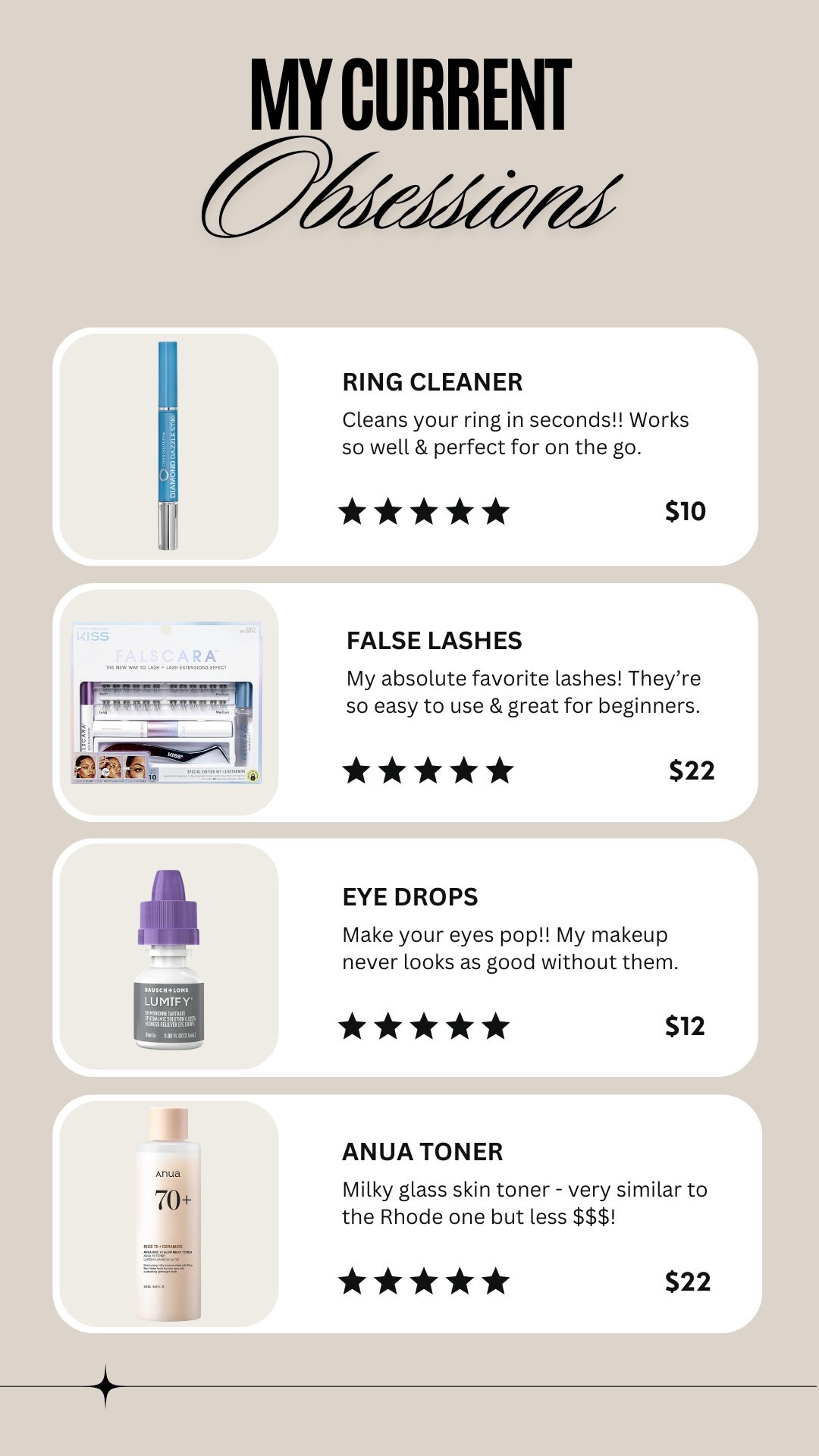 My current beauty obsessions ✨

#LTKBeauty #LTKFindsUnder50 #LTKFindsUnder100