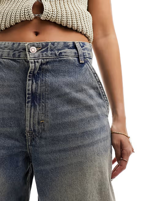 Bershka skater jeans in dirty wash | ASOS (Global)