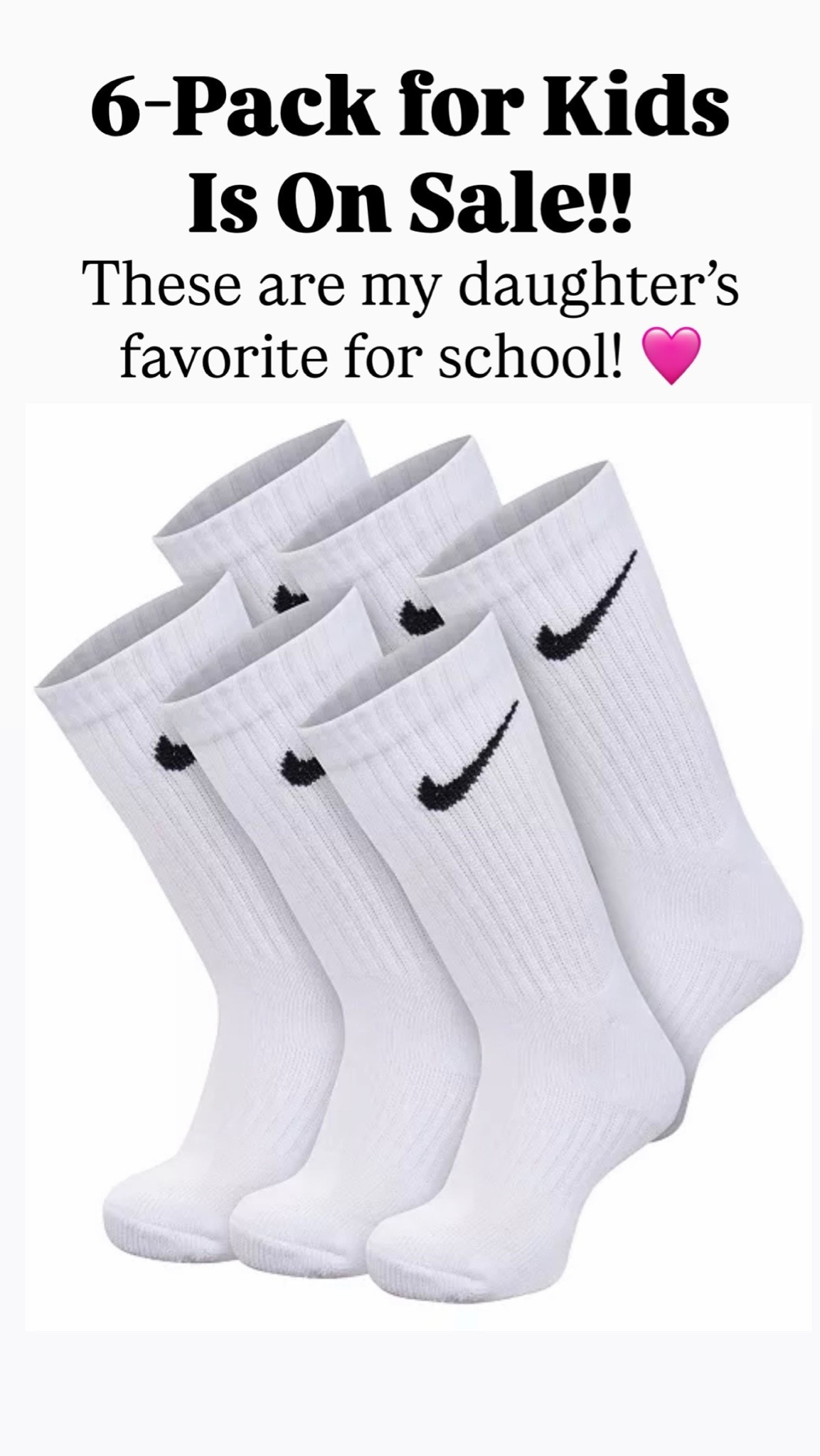 My daughter’s favorite socks for school are on sale!!

#LTKKids #LTKSaleAlert