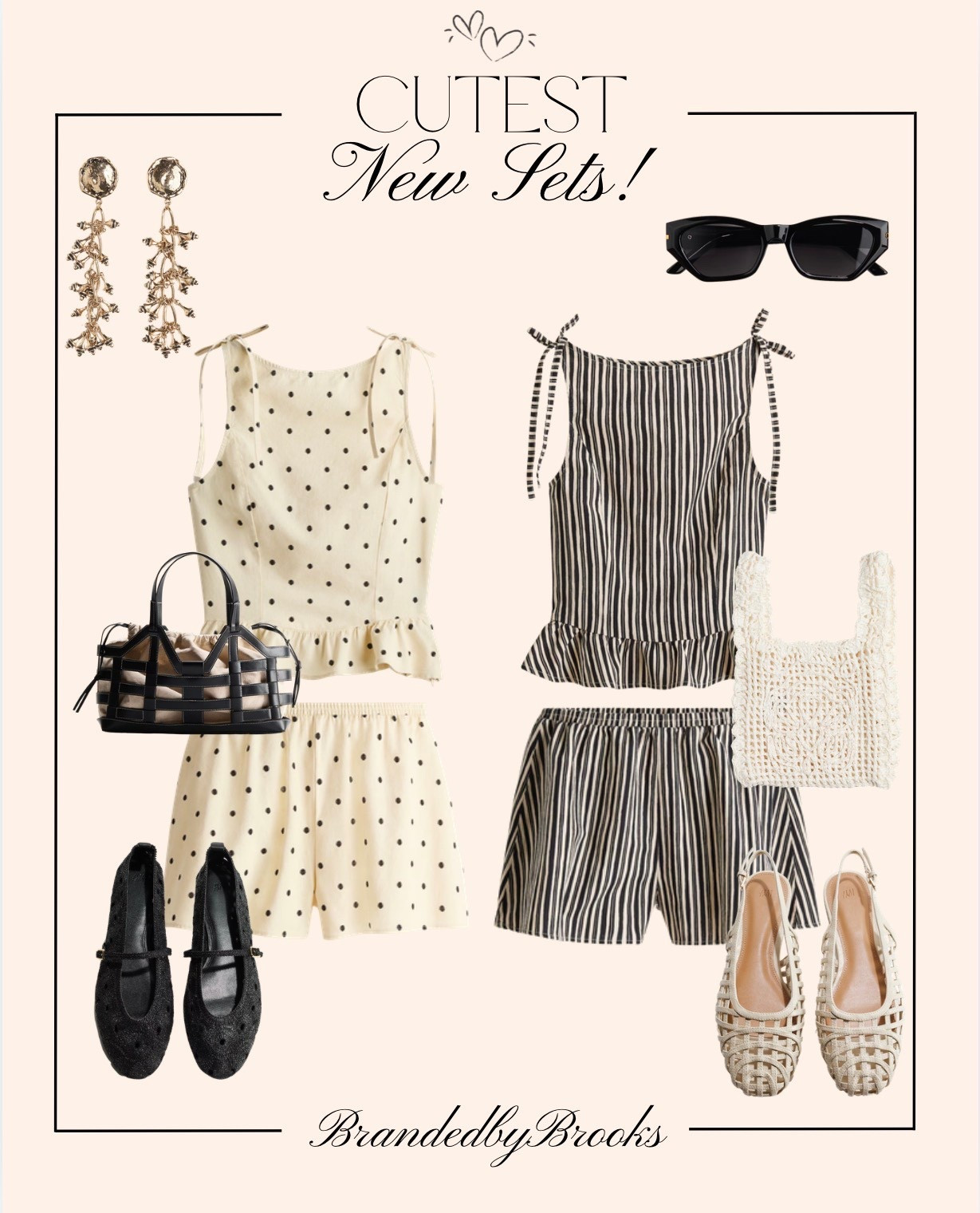 Cutest new sets are IN and I’m obsessed 🤍✨
Polka dots or stripes… which one are you choosing?! Both of these are giving effortless, throw-on-and-go but still look put together (aka my favorite kind of outfit).
Paired them with the sweetest accessories + comfy flats you’ll wear on repeat 🙌🏼
Everything is linked here for you 🛍️

#LTKootd #LTKgrwm #LTKFestival