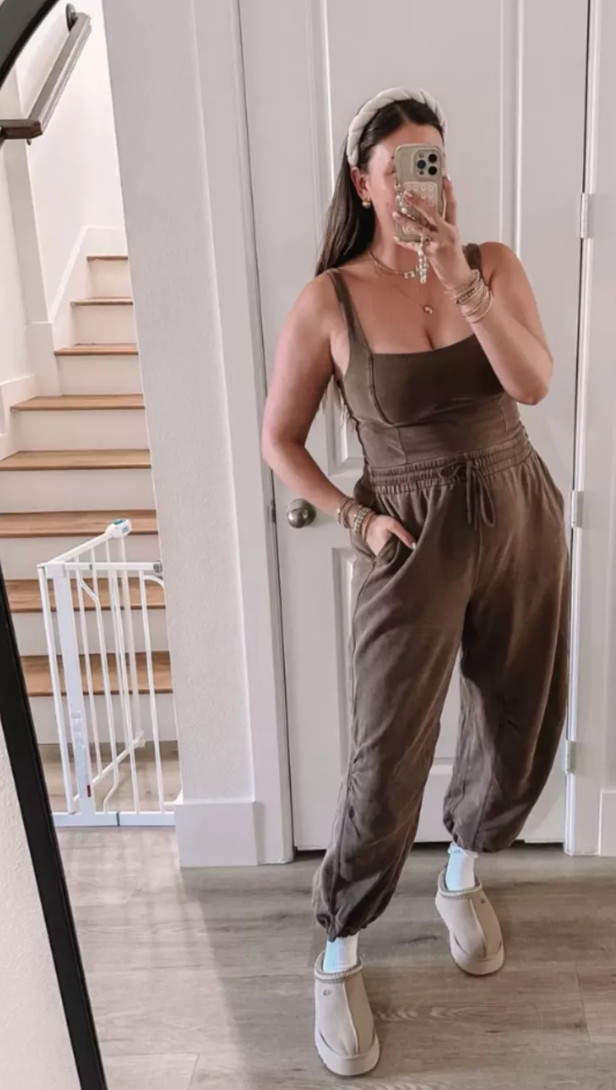 My favorite jumpsuit of all time is a part of the NSale! This color is sold out, but I need the black too! Its so flattering and easy to dress for summer and fall 

 #LTKSeasonal #LTKSaleAlert #LTKStyleTip
