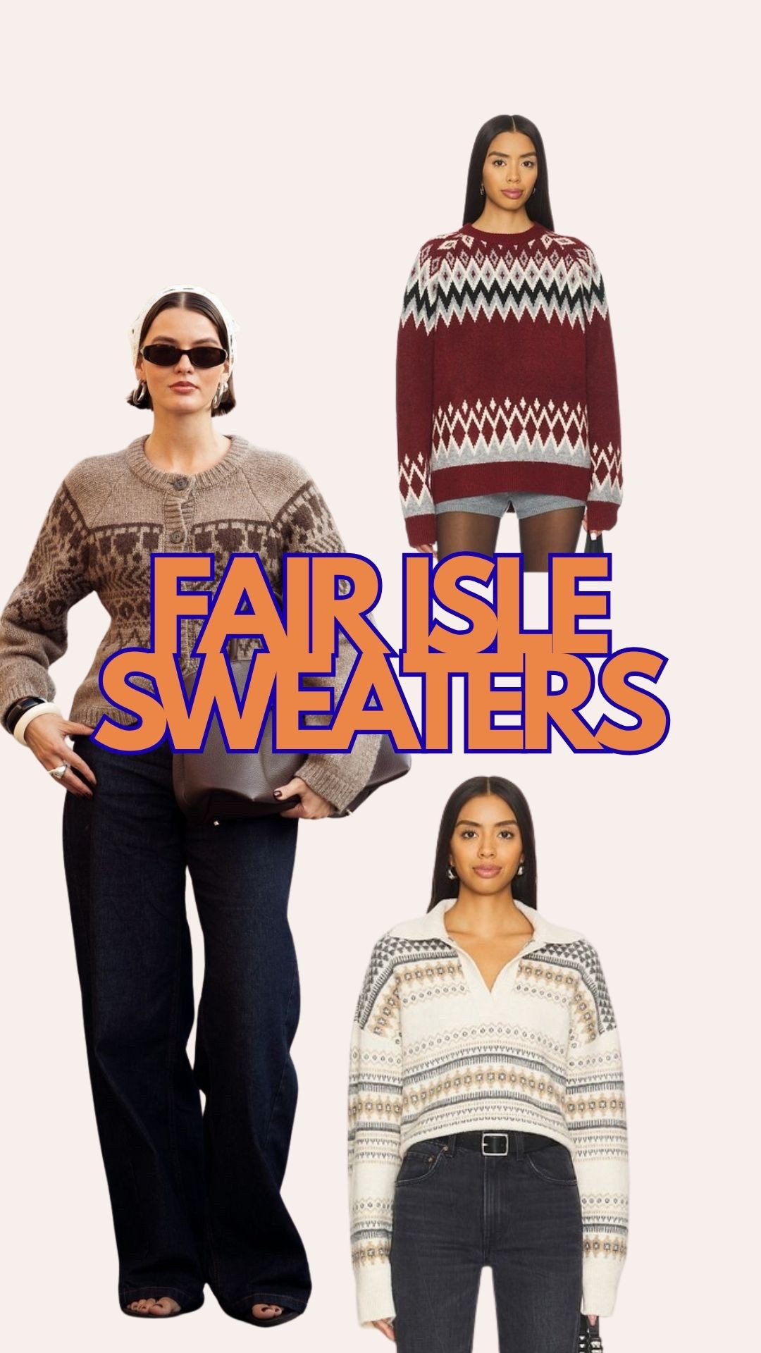 Fair isle sweaters 
