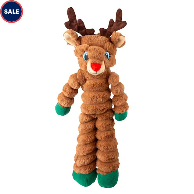 KONG Holiday Shakers Crumples Reindeer Dog Toy, X -Large | Petco