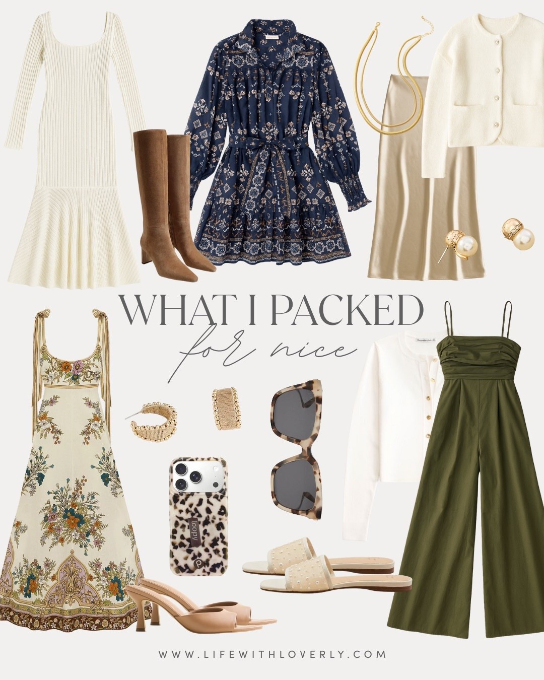 What I packed for Nice, France! Soft tones, flowy layers and polished accessories are perfect for this time of year  

Life with Loverly, Loverly grey, fall European outfit inspo, French Rivera style, fall capsule packing list 

#LTKSeasonal #LTKFindsUnder100 #LTKTravel