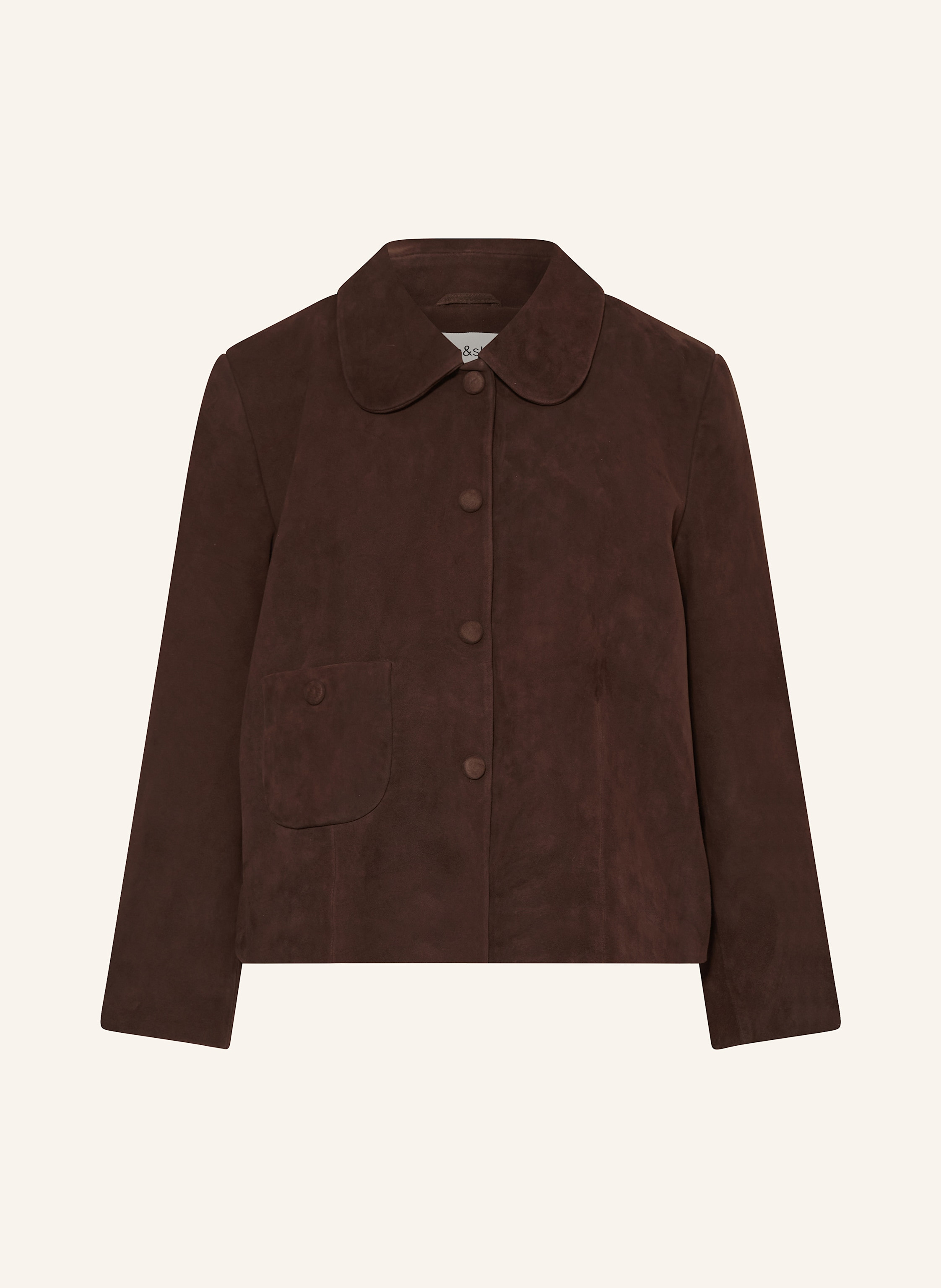 ba&sh Lederjacke MILAS in dunkelbraun | Breuninger (DACH)