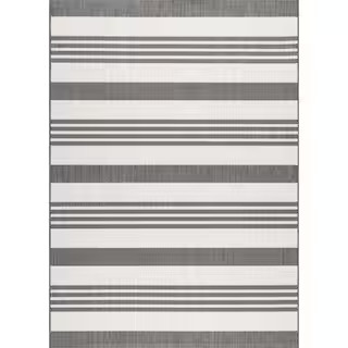 Robin Beige 4 ft. x 6 ft. Indoor/Outdoor Patio Area Rug | The Home Depot