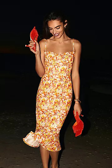 Hutch Sweetheart  Midi Dress | Anthropologie (US)