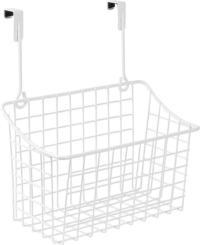 Spectrum Grid Storage Basket, Over The Cabinet, Steel Wire Sink Organization for Kitchen & Bathro... | Amazon (US)