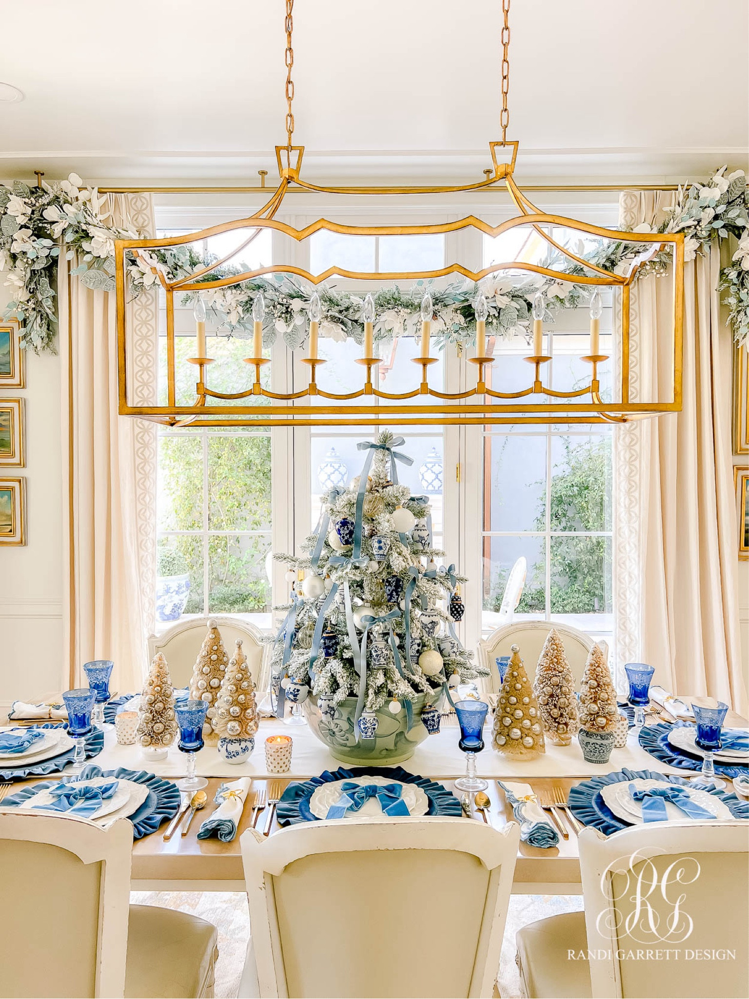 Bow Christmas Table with Ginger jar  table top tree!


#LTKHoliday #LTKSeasonal #LTKHome