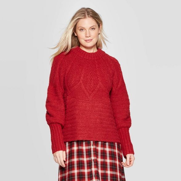 Women's Long Sleeve Crewneck Femme Pullover Sweater - Universal Thread™ | Target