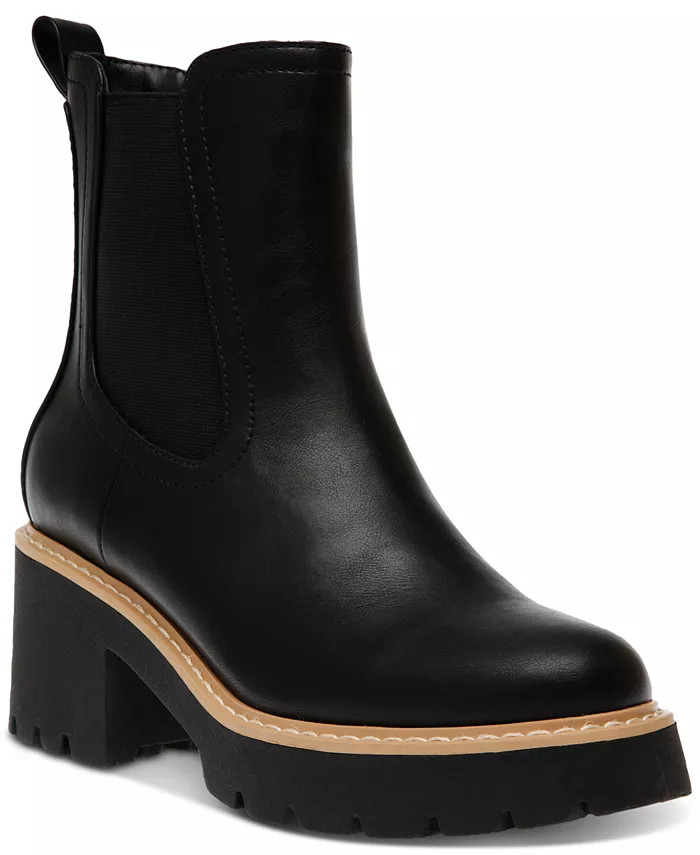 Women's Tobias Lug Sole Platform Chelsea Booties | Macy's