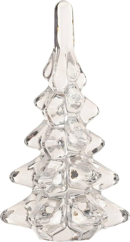 Creative Co-Op Mini Glass Christmas Tree Decor, Clear | Amazon (US)