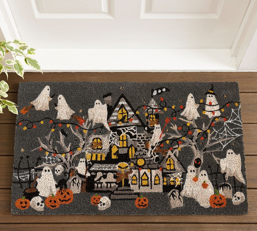 Scary Squad Haunted Mansion Light Up Doormat | Pottery Barn (US)