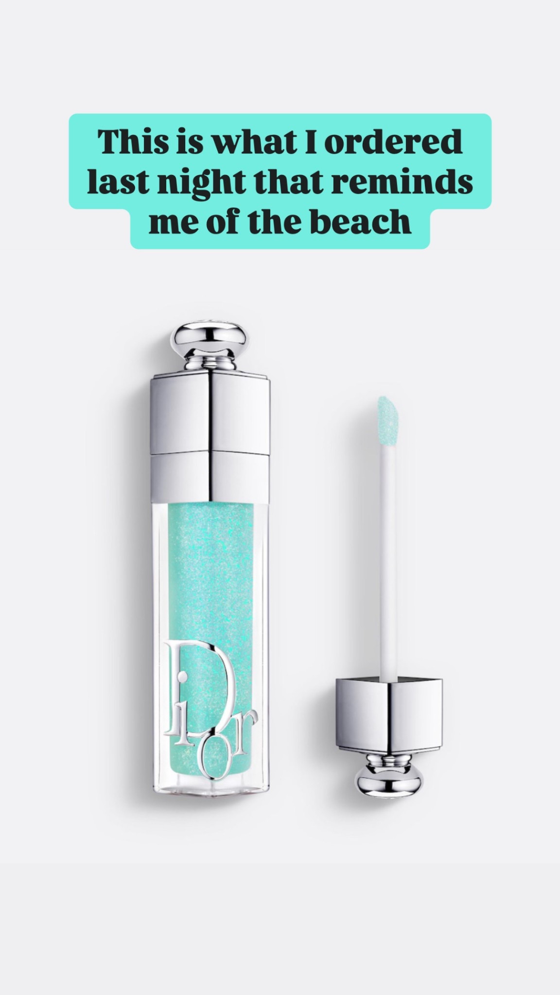 I bought this after seeing it on a Facebook ad because the color reminded me of my favorite beach. 

Dior lip plumping gloss 

Makeup, cosmetics, lipstick, lip combo 

#LTKFindsUnder50 #LTKBeauty #LTKSeasonal