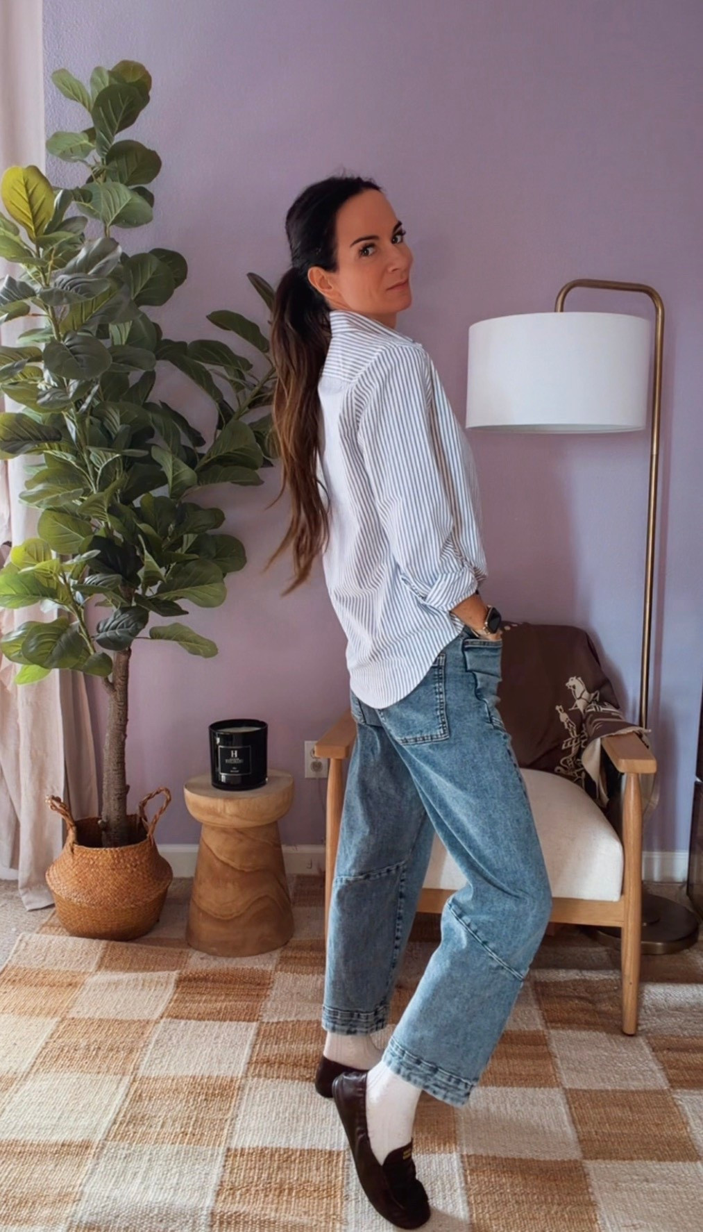 Classic. Cool. *Effortlessly elevated.*✨
The perfect slouchy denim paired with a crisp striped polo button-up is proof that wardrobe staples don’t have to be boring. This combo gives you polished, relaxed, and timeless all in the same breath.

Whether you’re running errands or grabbing a late lunch, this look does it all—and does it well.

#ootd #wardrobestaples #slouchydenim #effortlessstyle #NicoleColeeStyle 

L

#LTKgrwm #LTKGiftGuide #LTKootd