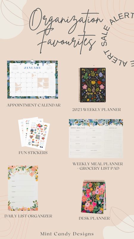 Let’s get organized in 2023! Some of my favourites from Rifle Paper are on sale 🎉

#LTKsalealert #LTKFind #LTKhome