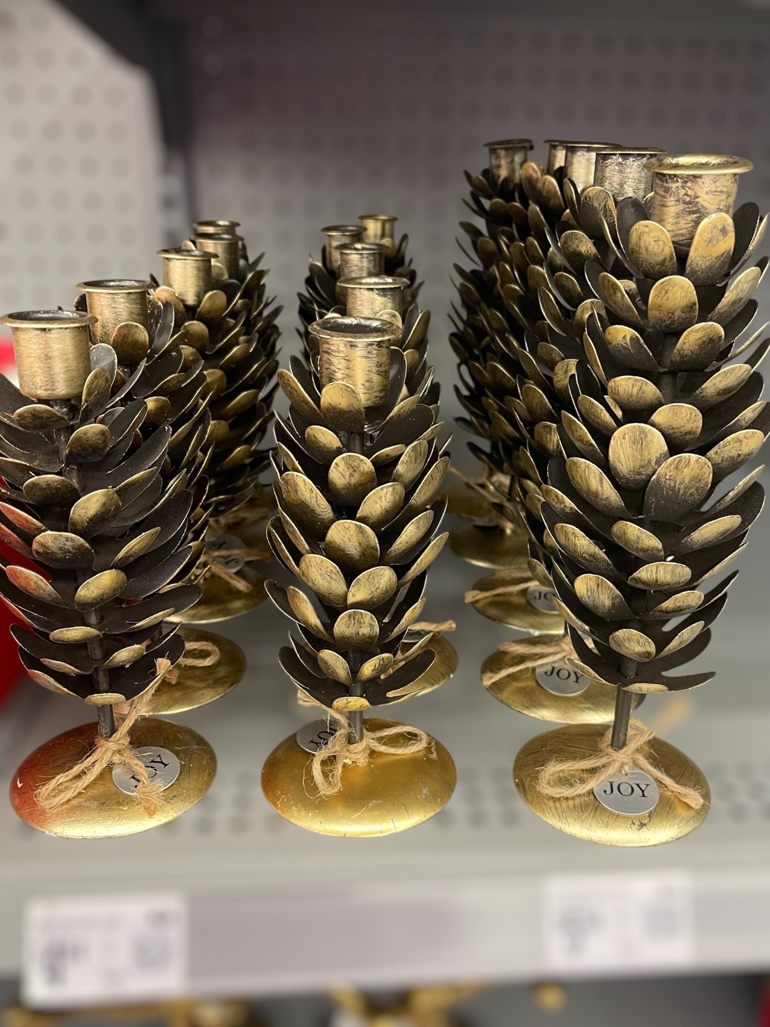 ✨ Bring cozy cabin vibes into your holiday home with these large brown and gold iron pinecone candle holders 🌲🕯️. The metallic gold finish adds a touch of glam while the rustic pinecone design keeps it warm and inviting—perfect for a Christmas tablescape, mantel styling, or dining room centerpiece. At under $6 each, these are an affordable holiday decorating find you’ll love mixing into your seasonal décor. Style them with greenery garlands, twinkle lights, or as accents for your Thanksgiving to Christmas table transitions. 🍷✨

Holiday décor | Christmas candle holders | Pinecone décor | Rustic glam holiday styling | Affordable Walmart Christmas finds | Holiday tablescape ideas | Winter home accents | Seasonal mantel styling


#LTKHome #LTKFindsUnder50 #LTKFindsUnder100