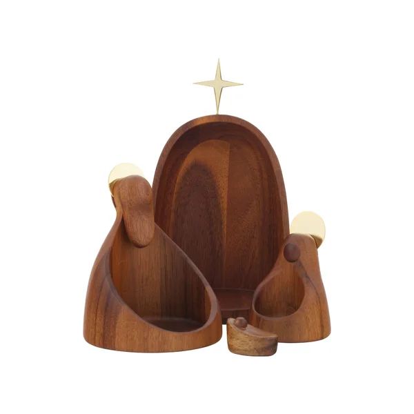 4 Piece Nesting Nativity Set | Wayfair North America