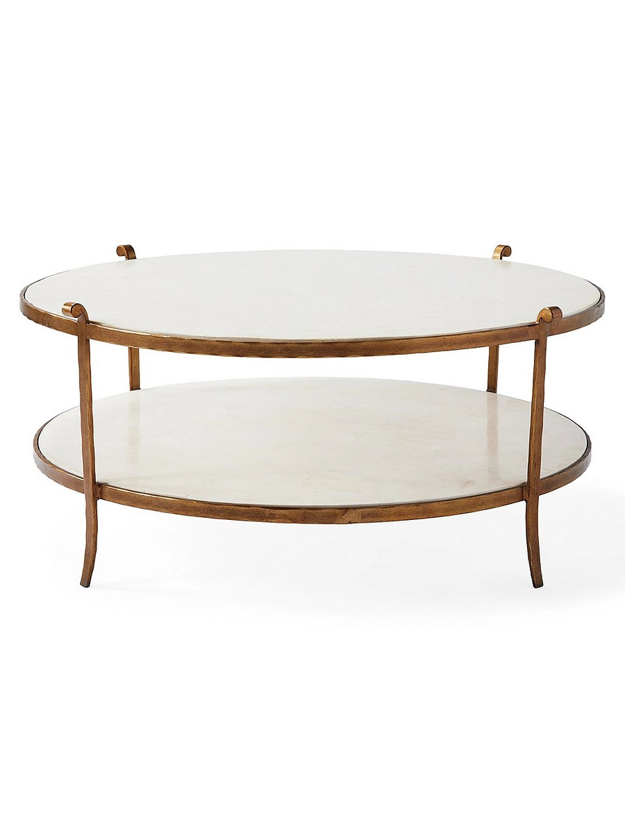 St. Germain Stone Coffee Table | Serena and Lily