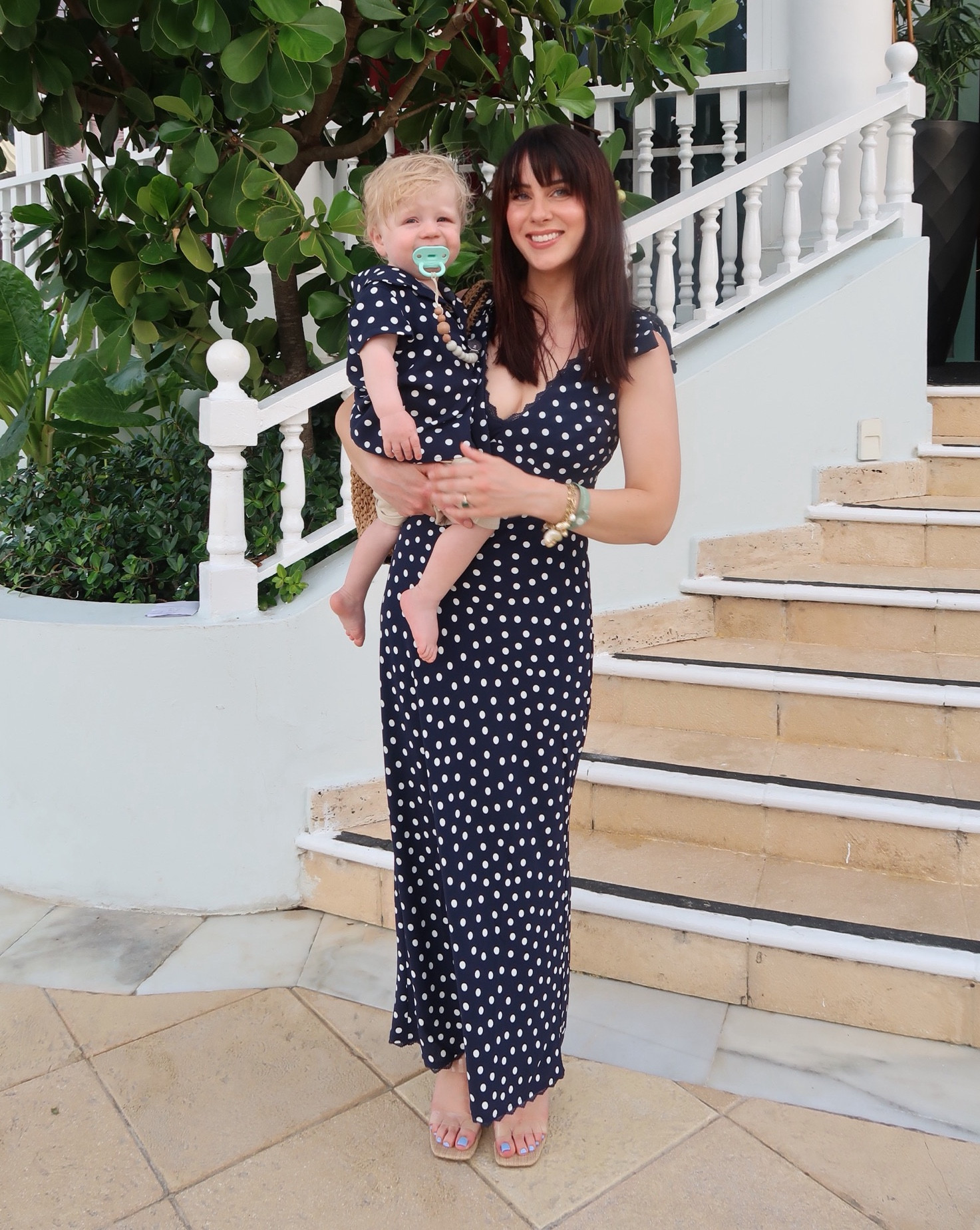 Mommy and me matching with my son! 🥹 wearing s in this polka dot dress! Petite friendly!

Spring dresses, petite dress, vacation outfits beach, spring outfits 2026, spring date night outfit 

#LTKSeasonal #LTKPetite #LTKBaby
