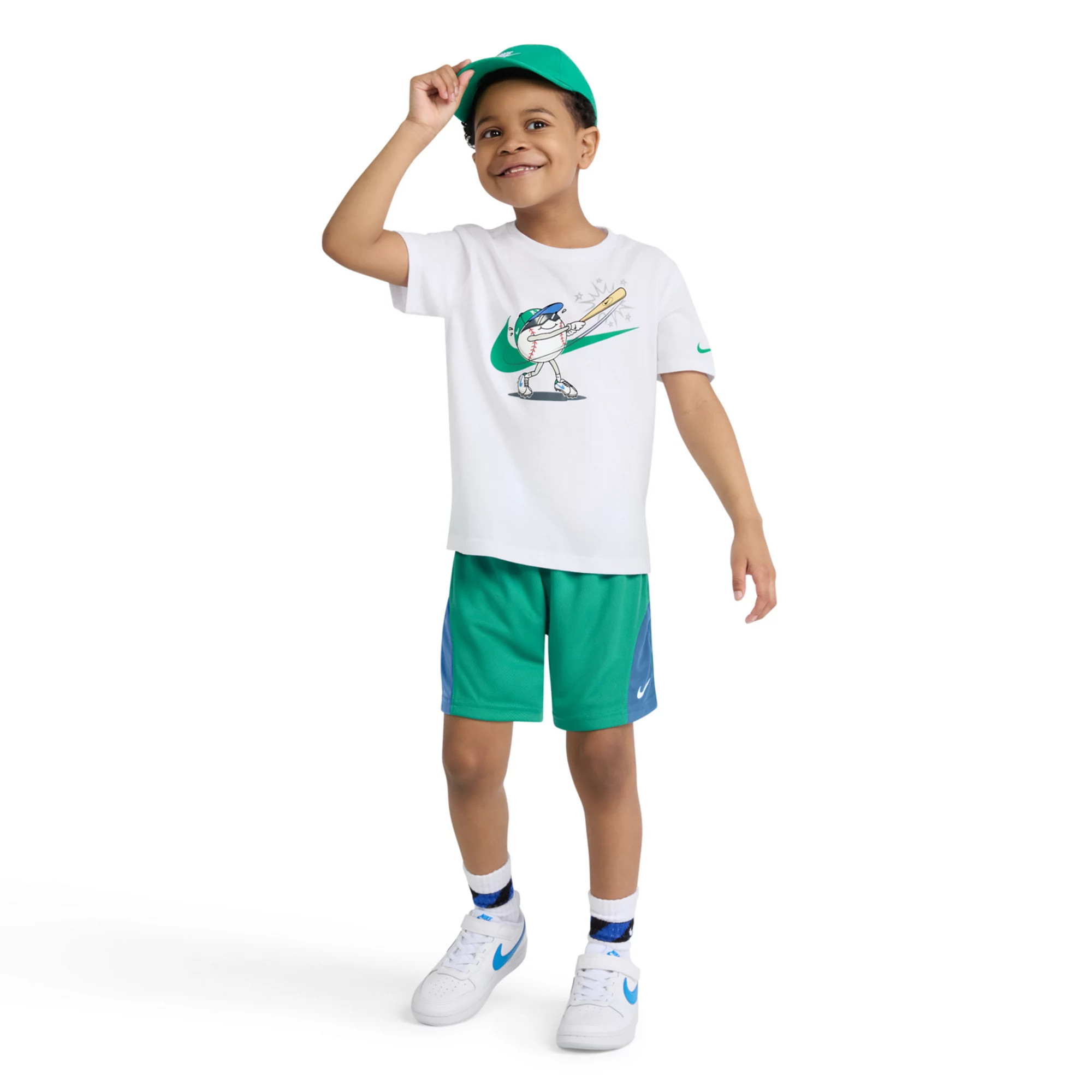 Boys 4-7 Nike Graphic T-Shirt & Mesh Shorts 2-Piece Set | Kohl's