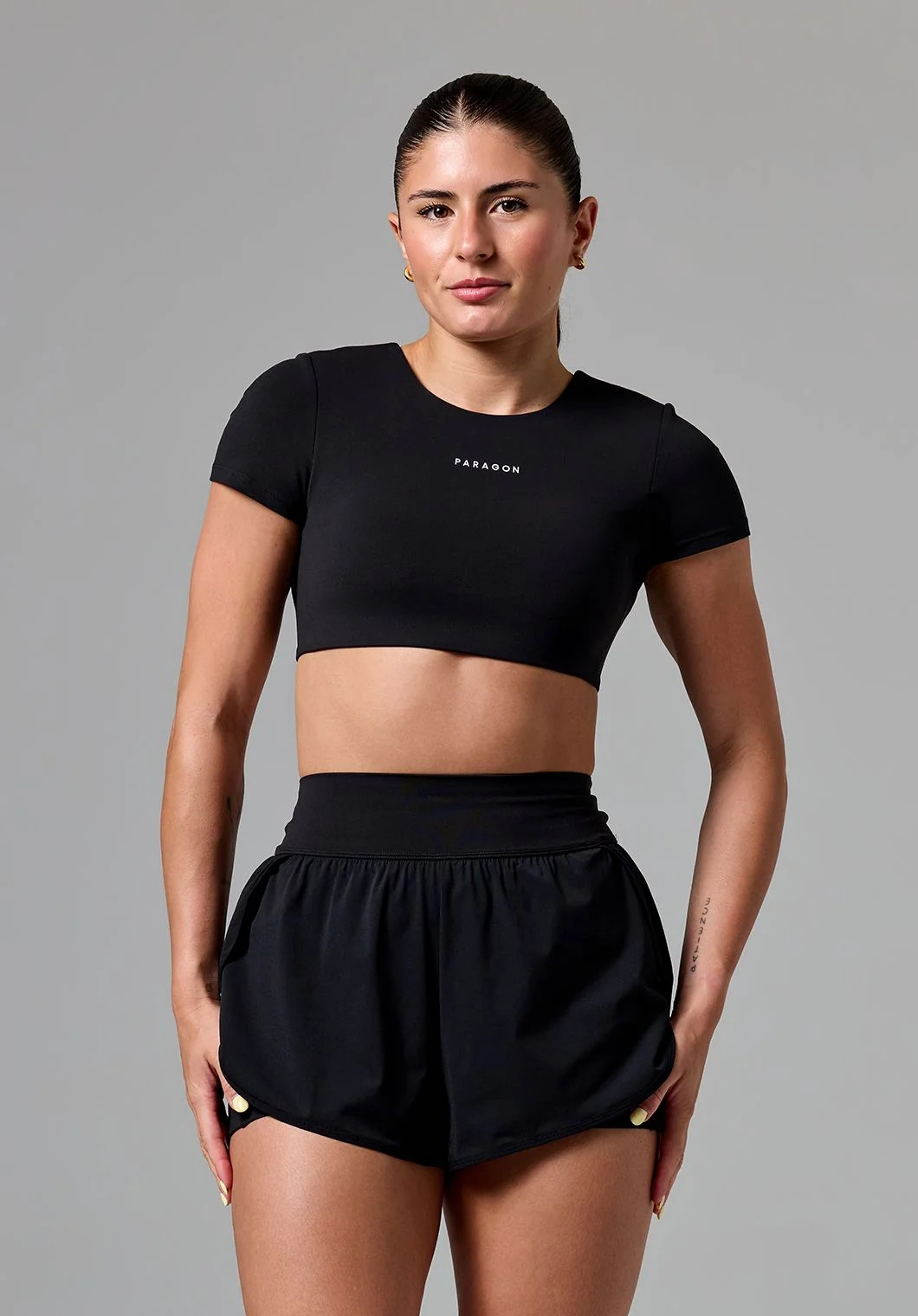 FormLux\u2122 Open Back SmoothHold\u2122 Crop Top | Paragon Fitwear