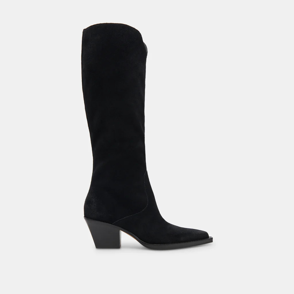 RAJ BOOTS ONYX SUEDE | DolceVita.com