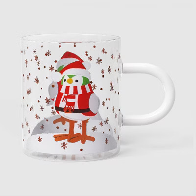 15.2 fl oz Christmas Glass Mug - Wondershop™ | Target