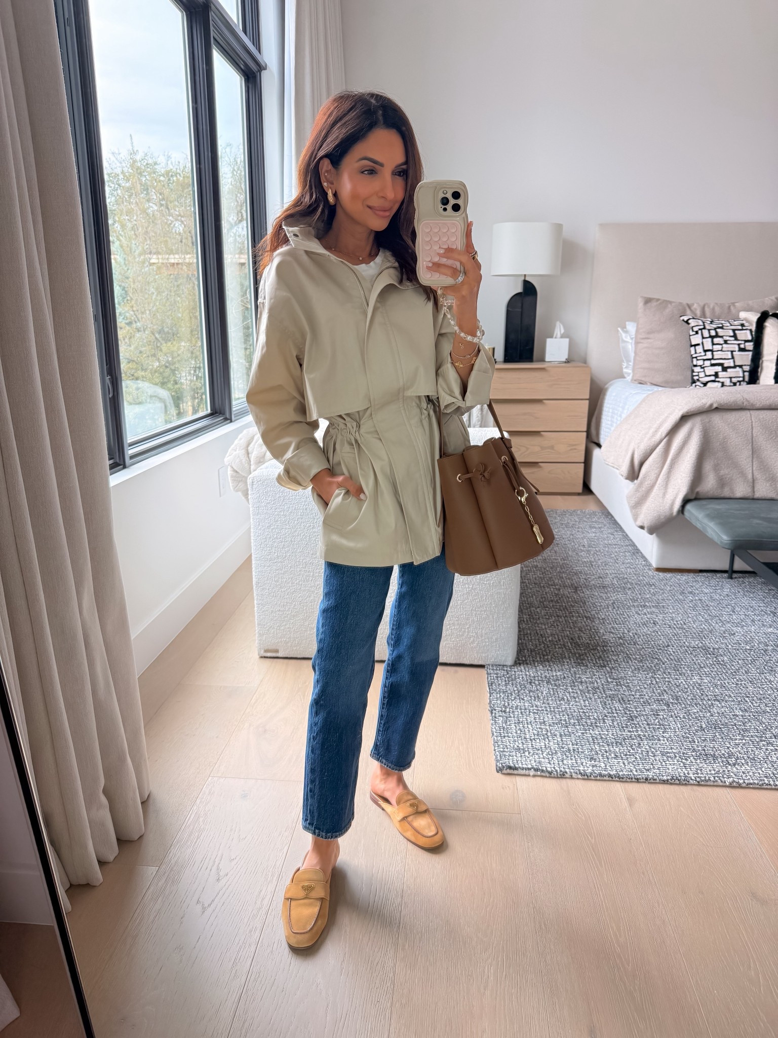 Simple classic outfit! I have an xs in jacket, 25 short inseam in denim & my true size in designer mules 

#LTKOver40 #LTKPetite #LTKootd