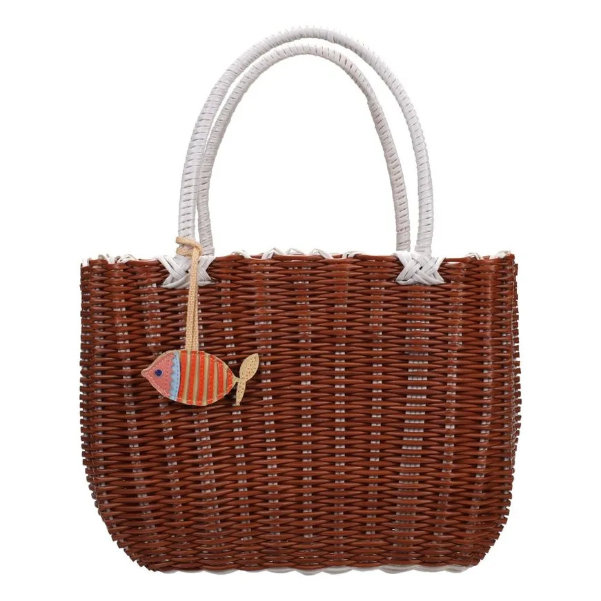 Fish Basket Bag | Brown | Smallable