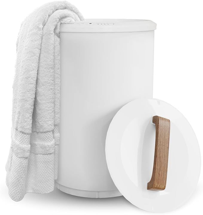 Heated Towel Warmers for Bathroom - Large Towel Warmer Bucket, Wood Handle, Auto Shut Off, Fits U... | Amazon (US)